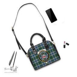Scottish MacNeil Dress Tartan Shoulder Handbags with Family Crest Scottish Plaid Tartan Plaid - ScotsTee - scotstee.com