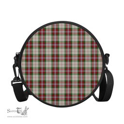 Scottish MacLean Dress Tartan Round Crossbody Bags - Round Purse Scottish Plaid Tartan Plaid - ScotsTee - scotstee.com