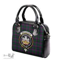 Scottish MacLachlan Hunting Tartan Shoulder Handbags with Family Crest Scottish Plaid Tartan Plaid - ScotsTee - scotstee.com