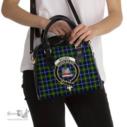 Scottish MacNeil of Barra Modern Tartan Shoulder Handbags with Family Crest Scottish Plaid Tartan Plaid - ScotsTee - scotstee.com