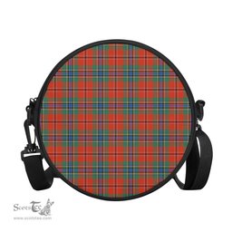 Scottish MacLean of Duart Ancient Tartan Round Crossbody Bags - Round Purse Scottish Plaid Tartan Plaid - ScotsTee - scotstee.com