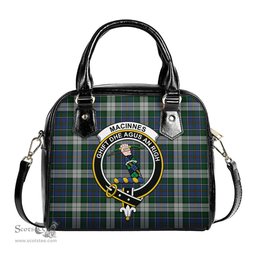 Scottish MacInnes Dress Tartan Shoulder Handbags with Family Crest Scottish Plaid Tartan Plaid - ScotsTee - scotstee.com