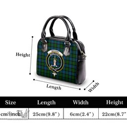 Scottish MacKay Modern Tartan Shoulder Handbags with Family Crest Scottish Plaid Tartan Plaid - ScotsTee - scotstee.com