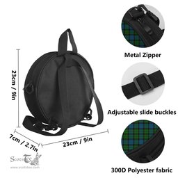 Scottish MacKay Modern Tartan Round Crossbody Bags - Round Purse Scottish Plaid Tartan Plaid - ScotsTee - scotstee.com