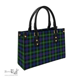 Scottish MacKenzie Modern Tartan Leather Bag for Women Scottish Plaid Tartan Plaid - ScotsTee - scotstee.com