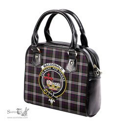 Scottish MacDonald Dress Tartan Shoulder Handbags with Family Crest Scottish Plaid Tartan Plaid - ScotsTee - scotstee.com