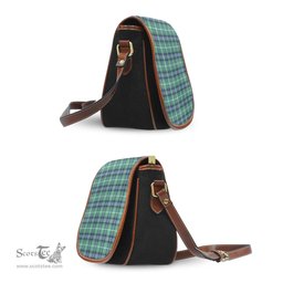 Scottish MacDonald of the Isles Hunting Ancient Tartan Saddle Crossbody Bag Scottish Plaid Tartan Plaid - ScotsTee - scotstee.com
