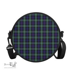 Scottish MacKenzie Hunting Green Tartan Round Crossbody Bags - Round Purse Scottish Plaid Tartan Plaid - ScotsTee - scotstee.com
