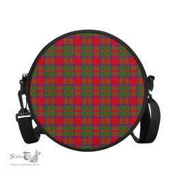 Scottish MacKintosh Modern Tartan Round Crossbody Bags - Round Purse Scottish Plaid Tartan Plaid - ScotsTee - scotstee.com