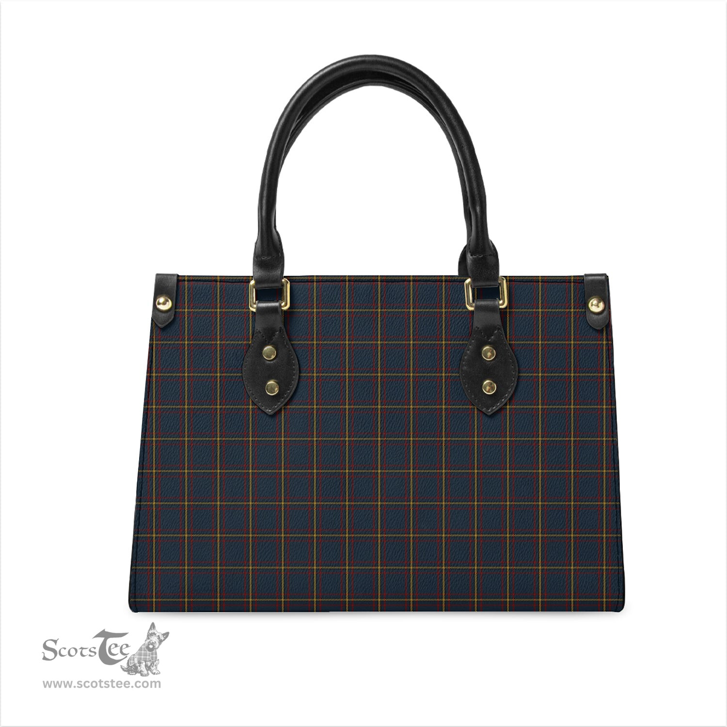 Scottish MacLaine of Lochbuie Hunting Tartan Leather Bag for Women Scottish Plaid Tartan Plaid - ScotsTee - scotstee.com