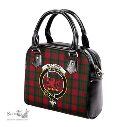 Scottish MacDuff Tartan Shoulder Handbags with Family Crest Scottish Plaid Tartan Plaid - ScotsTee - scotstee.com
