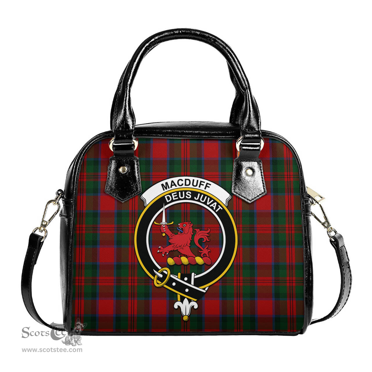 Scottish MacDuff Tartan Shoulder Handbags with Family Crest Scottish Plaid Tartan Plaid - ScotsTee - scotstee.com
