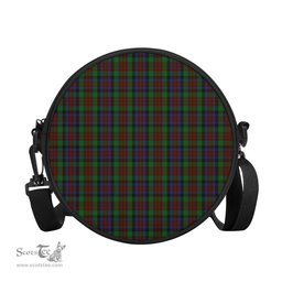 Scottish MacDuff Hunting Tartan Round Crossbody Bags - Round Purse Scottish Plaid Tartan Plaid - ScotsTee - scotstee.com