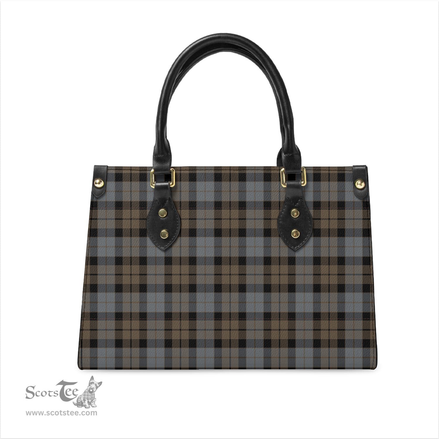 Scottish MacKay Weathered Tartan Leather Bag for Women Scottish Plaid Tartan Plaid - ScotsTee - scotstee.com