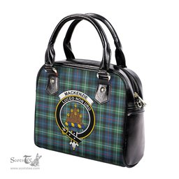 Scottish MacKenzie Ancient Tartan Shoulder Handbags with Family Crest Scottish Plaid Tartan Plaid - ScotsTee - scotstee.com