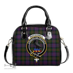 Scottish MacDonell of Glengarry Tartan Shoulder Handbags with Family Crest Scottish Plaid Tartan Plaid - ScotsTee - scotstee.com