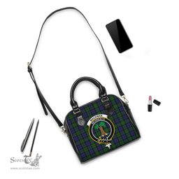 Scottish MacEwan Tartan Shoulder Handbags with Family Crest Scottish Plaid Tartan Plaid - ScotsTee - scotstee.com