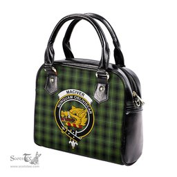 Scottish MacIver Hunting Tartan Shoulder Handbags with Family Crest Scottish Plaid Tartan Plaid - ScotsTee - scotstee.com