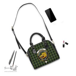Scottish MacIver Hunting Tartan Shoulder Handbags with Family Crest Scottish Plaid Tartan Plaid - ScotsTee - scotstee.com