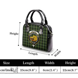 Scottish MacIver Hunting Tartan Shoulder Handbags with Family Crest Scottish Plaid Tartan Plaid - ScotsTee - scotstee.com