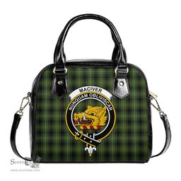 Scottish MacIver Hunting Tartan Shoulder Handbags with Family Crest Scottish Plaid Tartan Plaid - ScotsTee - scotstee.com