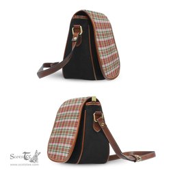 Scottish MacAlister Dress Tartan Saddle Crossbody Bag Scottish Plaid Tartan Plaid - ScotsTee - scotstee.com