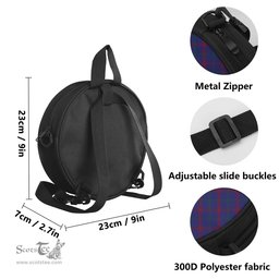 Scottish Lynch Tartan Round Crossbody Bags - Round Purse Scottish Plaid Tartan Plaid - ScotsTee - scotstee.com