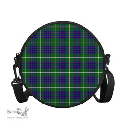 Scottish MacIntyre Hunting Modern Tartan Round Crossbody Bags - Round Purse Scottish Plaid Tartan Plaid - ScotsTee - scotstee.com