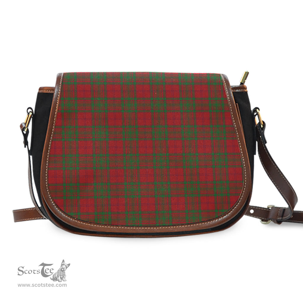 Scottish MacAlister of Glenbarr Tartan Saddle Crossbody Bag Scottish Plaid Tartan Plaid - ScotsTee - scotstee.com