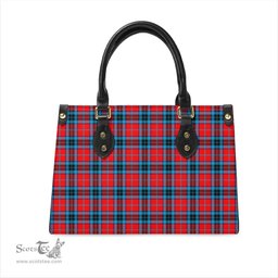 Scottish MacTavish Modern Tartan Leather Bag for Women Scottish Plaid Tartan Plaid - ScotsTee - scotstee.com