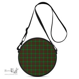 Scottish MacFie Hunting Tartan Round Crossbody Bags - Round Purse Scottish Plaid Tartan Plaid - ScotsTee - scotstee.com