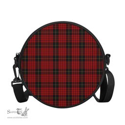 Scottish MacQueen Tartan Round Crossbody Bags - Round Purse Scottish Plaid Tartan Plaid - ScotsTee - scotstee.com
