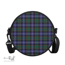 Scottish MacRae Hunting Modern Tartan Round Crossbody Bags - Round Purse Scottish Plaid Tartan Plaid - ScotsTee - scotstee.com