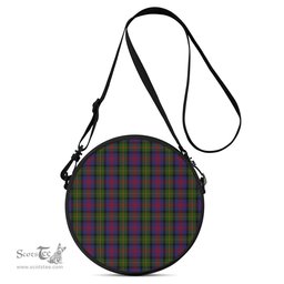 Scottish MacLennan Tartan Round Crossbody Bags - Round Purse Scottish Plaid Tartan Plaid - ScotsTee - scotstee.com