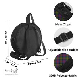 Scottish MacLennan Tartan Round Crossbody Bags - Round Purse Scottish Plaid Tartan Plaid - ScotsTee - scotstee.com