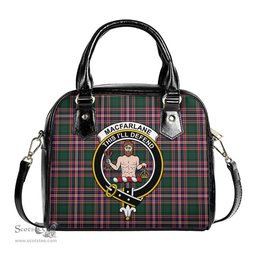 Scottish MacFarlane Hunting Modern Tartan Shoulder Handbags with Family Crest Scottish Plaid Tartan Plaid - ScotsTee - scotstee.com