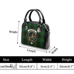Scottish MacAulay of Lewis Tartan Shoulder Handbags with Family Crest Scottish Plaid Tartan Plaid - ScotsTee - scotstee.com