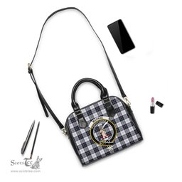 Scottish MacRae Dress Modern Tartan Shoulder Handbags with Family Crest Scottish Plaid Tartan Plaid - ScotsTee - scotstee.com