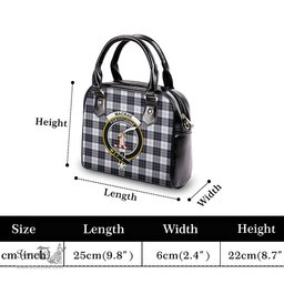Scottish MacRae Dress Modern Tartan Shoulder Handbags with Family Crest Scottish Plaid Tartan Plaid - ScotsTee - scotstee.com