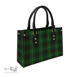 Scottish MacAulay of Lewis Tartan Leather Bag for Women Scottish Plaid Tartan Plaid - ScotsTee - scotstee.com