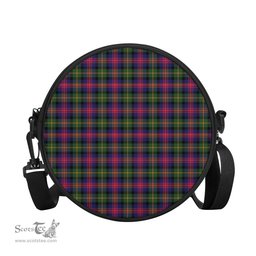 Scottish Logan Modern Tartan Round Crossbody Bags - Round Purse Scottish Plaid Tartan Plaid - ScotsTee - scotstee.com