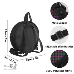 Scottish Logan Modern Tartan Round Crossbody Bags - Round Purse Scottish Plaid Tartan Plaid - ScotsTee - scotstee.com