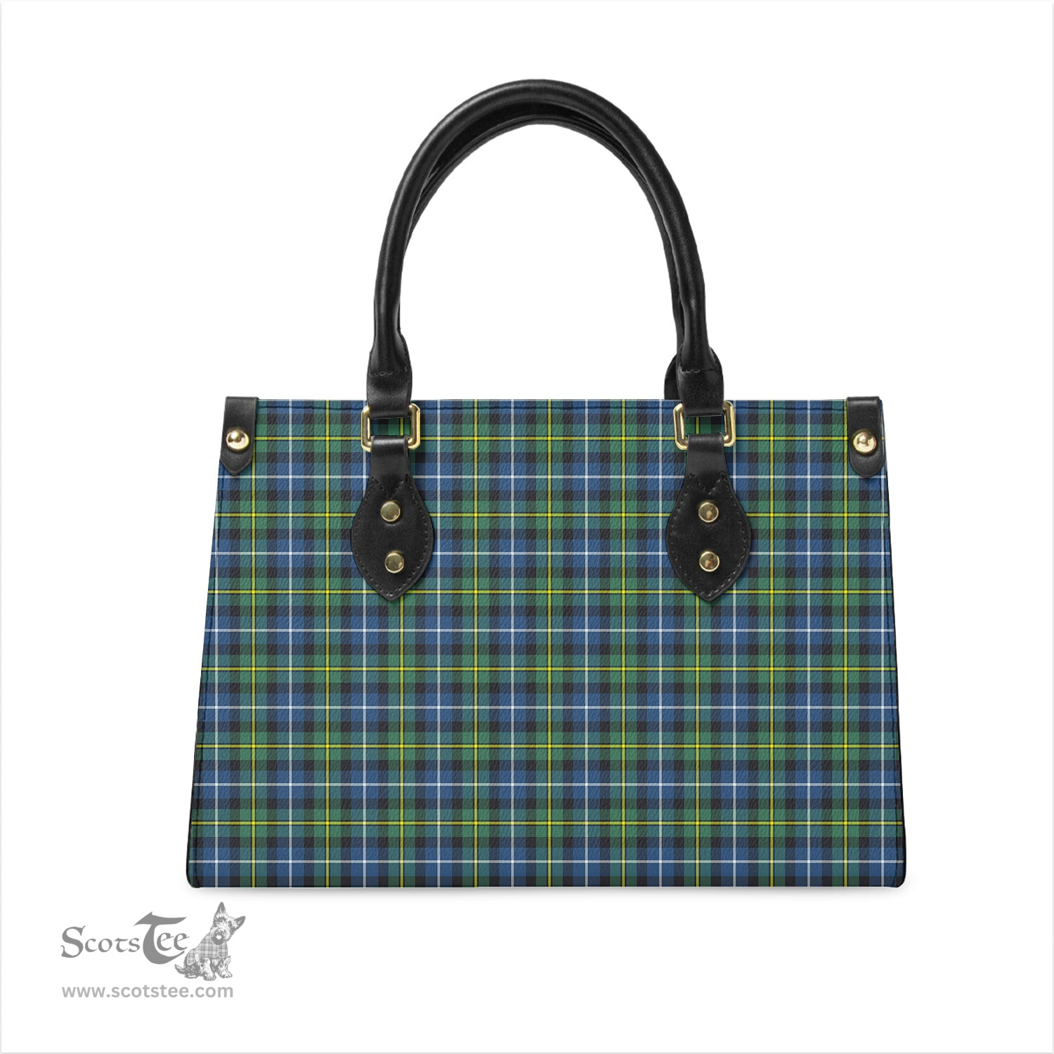 Scottish MacNeil of Barra Ancient Tartan Leather Bag for Women Scottish Plaid Tartan Plaid - ScotsTee - scotstee.com