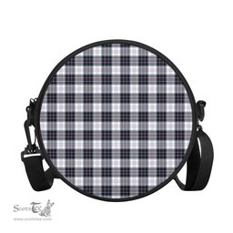 Scottish MacRae Dress Modern Tartan Round Crossbody Bags - Round Purse Scottish Plaid Tartan Plaid - ScotsTee - scotstee.com