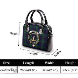 Scottish Lumsden Green Tartan Shoulder Handbags with Family Crest Scottish Plaid Tartan Plaid - ScotsTee - scotstee.com