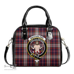 Scottish MacFarlane Dress Tartan Shoulder Handbags with Family Crest Scottish Plaid Tartan Plaid - ScotsTee - scotstee.com