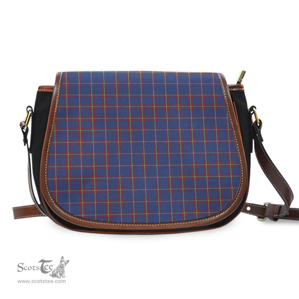 Scottish MacLaine of Lochbuie Tartan Saddle Crossbody Bag Scottish Plaid Tartan Plaid - ScotsTee - scotstee.com
