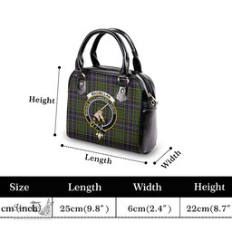 Scottish MacMillan Hunting Modern Tartan Shoulder Handbags with Family Crest Scottish Plaid Tartan Plaid - ScotsTee - scotstee.com