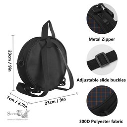 Scottish MacLaine of Lochbuie Hunting Tartan Round Crossbody Bags - Round Purse Scottish Plaid Tartan Plaid - ScotsTee - scotstee.com