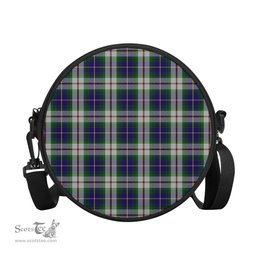 Scottish MacLeod Of Californian Tartan Round Crossbody Bags - Round Purse Scottish Plaid Tartan Plaid - ScotsTee - scotstee.com
